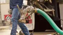 Fuel delivered to filling station