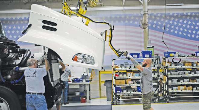 Mack Trucks assembly plant